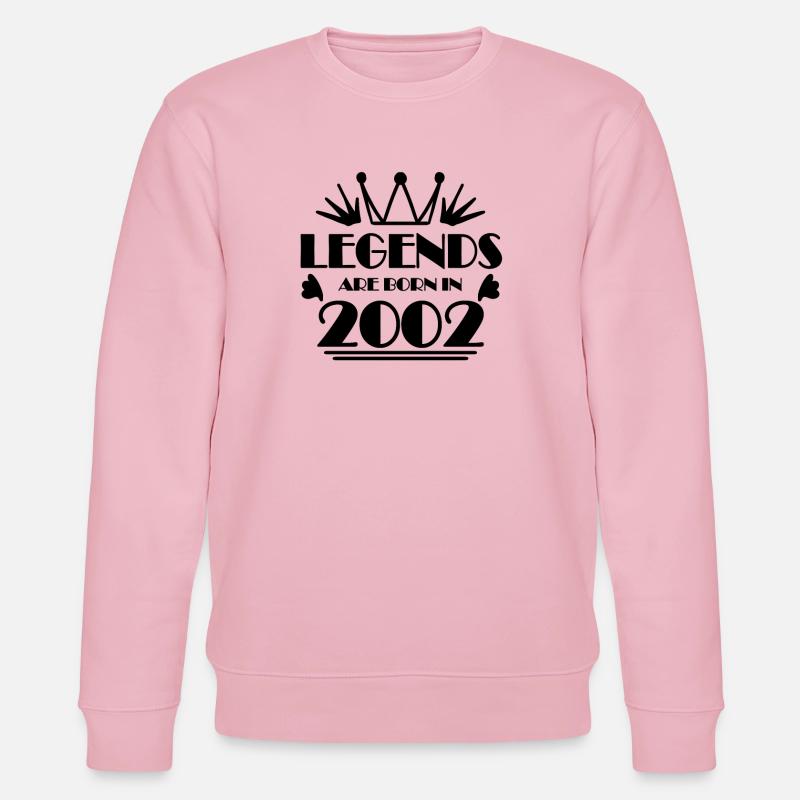 2002 - Born 2002 - Stanley/Stella CHANGER Unisex Organic Sweatshirt - cotton pink