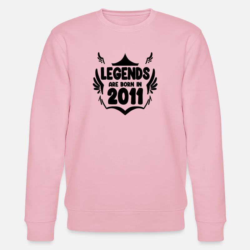 2011 - Born 2011 - Stanley/Stella CHANGER Unisex Organic Sweatshirt - cotton pink