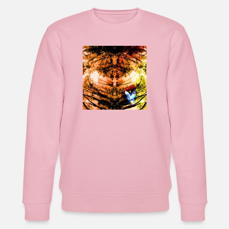 Herbstbaum Radial - Stanley/Stella Unisex Bio-Sweatshirt CHANGER  - Hellrosa