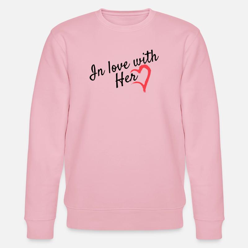 Dear partner look - Stanley/Stella CHANGER Unisex Organic Sweatshirt - cotton pink
