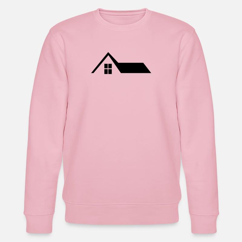 Haus Dach - Stanley/Stella Unisex Bio-Sweatshirt CHANGER  - Hellrosa