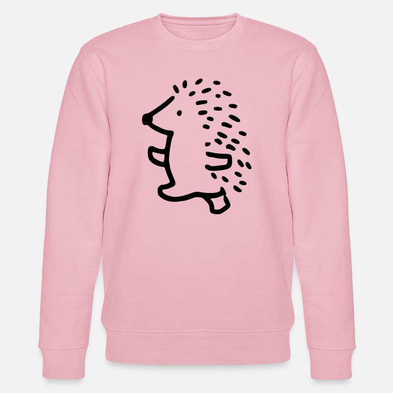 Hérisson - Sweat bio CHANGER Stanley/Stella Unisexe - rose pâle