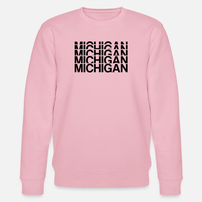 Séquence de la ligne du Michigan - Sweat bio CHANGER Stanley/Stella Unisexe - rose pâle