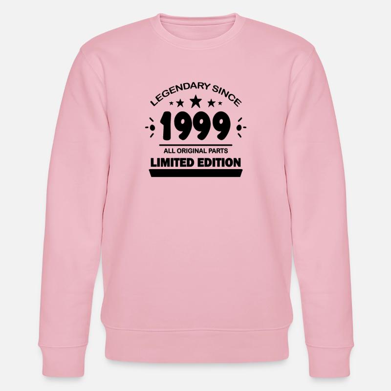 1999 - Né en 1999 - Sweat bio CHANGER Stanley/Stella Unisexe - rose pâle