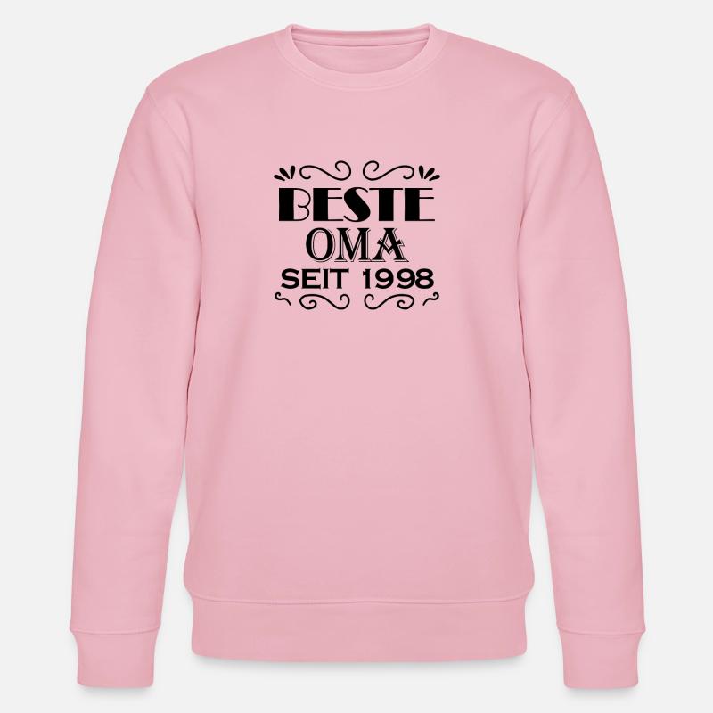 Beste Oma seit 1998 - Stanley/Stella Unisex Bio-Sweatshirt CHANGER  - Hellrosa