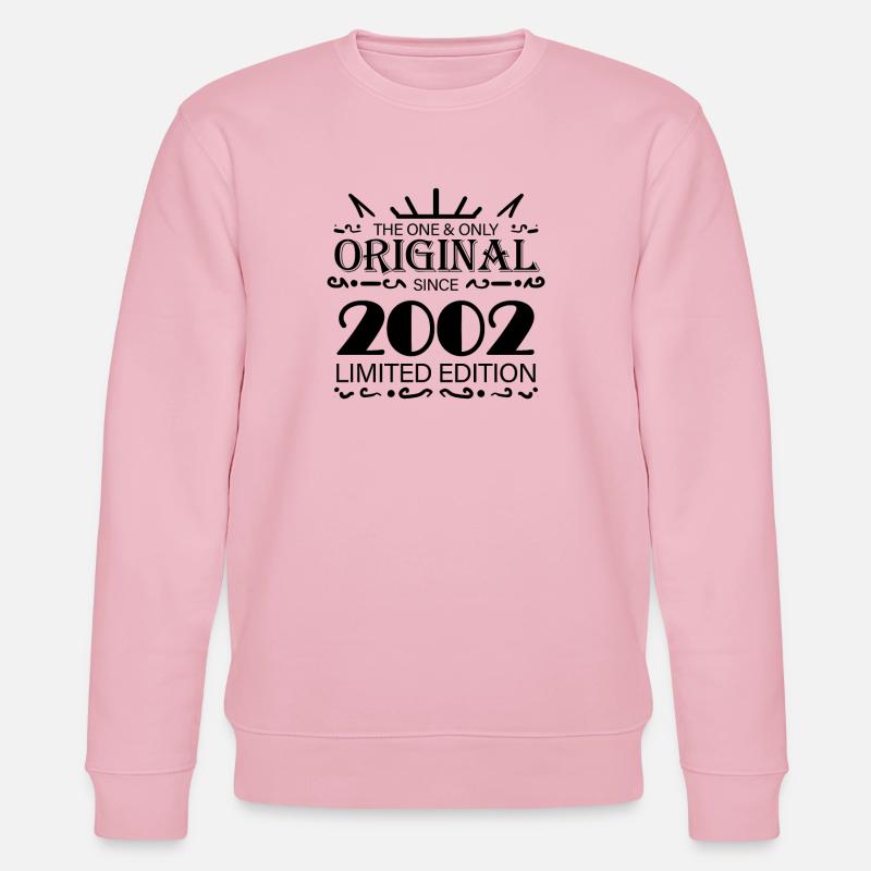 2002 - Année de construction 2002 - Sweat bio CHANGER Stanley/Stella Unisexe - rose pâle