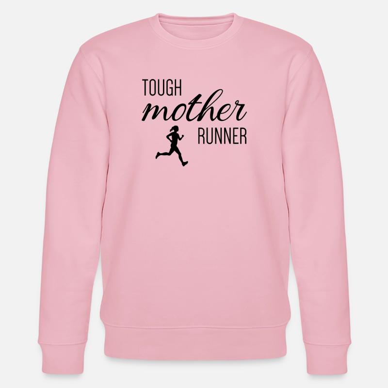 Mère coureuse coriace - Sweat bio CHANGER Stanley/Stella Unisexe - rose pâle