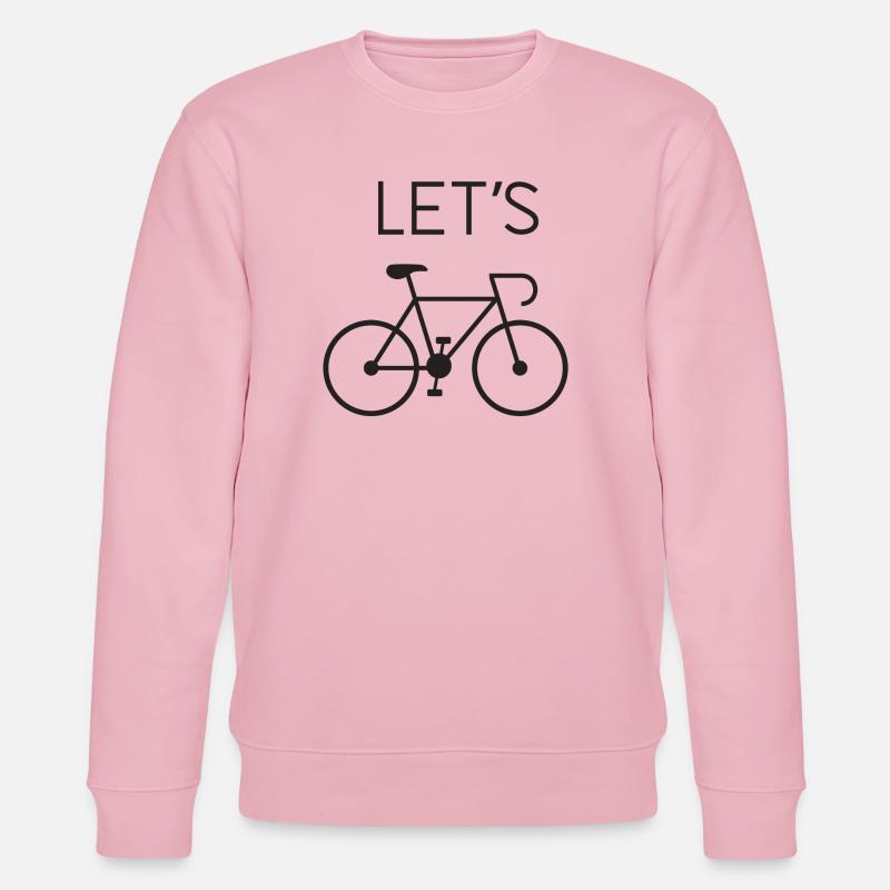 Let's Cycling - Stanley/Stella Unisex Bio-Sweatshirt CHANGER  - Hellrosa