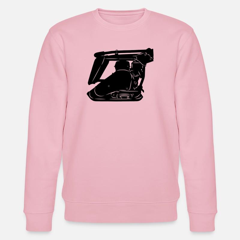 Stratemaker Vibrationsmaschine oder Vibrationsplatte - Stanley/Stella Unisex Bio-Sweatshirt CHANGER  - Hellrosa
