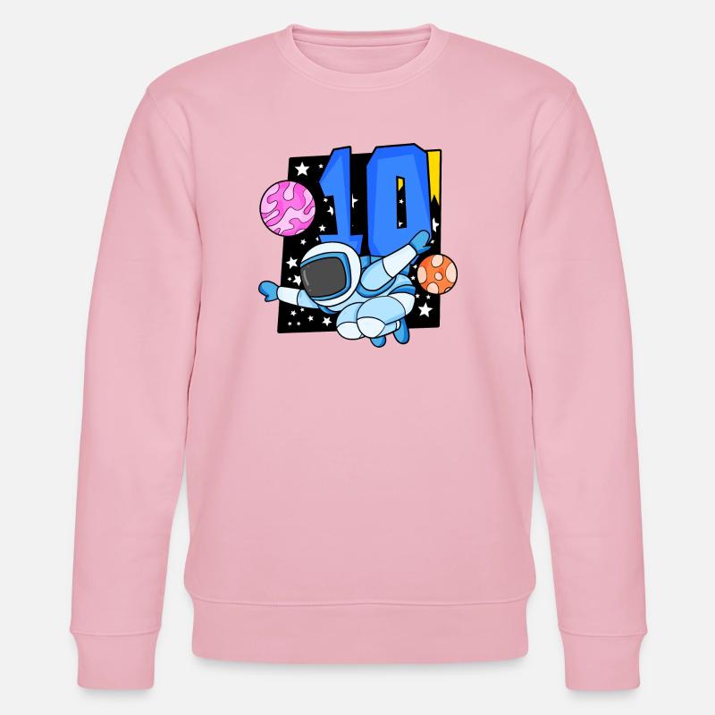 Garçon 10 ans - Cadeau 10e anniversaire - Sweat bio CHANGER Stanley/Stella Unisexe - rose pâle