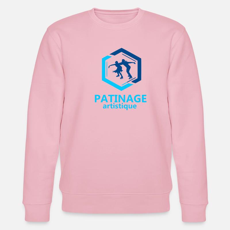 Eiskunstlauf - Stanley/Stella Unisex Bio-Sweatshirt CHANGER  - Hellrosa