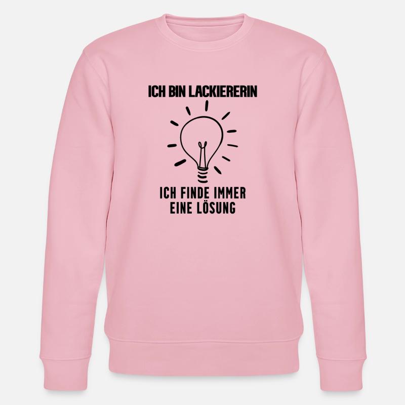 Lackierer Geschenk Beruf Ausbildung - Stanley/Stella Unisex Bio-Sweatshirt CHANGER  - Hellrosa