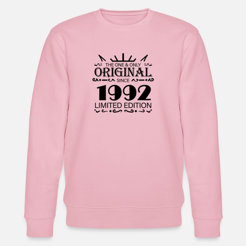 1992 - Année 1992 - Année 1992 - Sweat bio CHANGER Stanley/Stella Unisexe - rose pâle