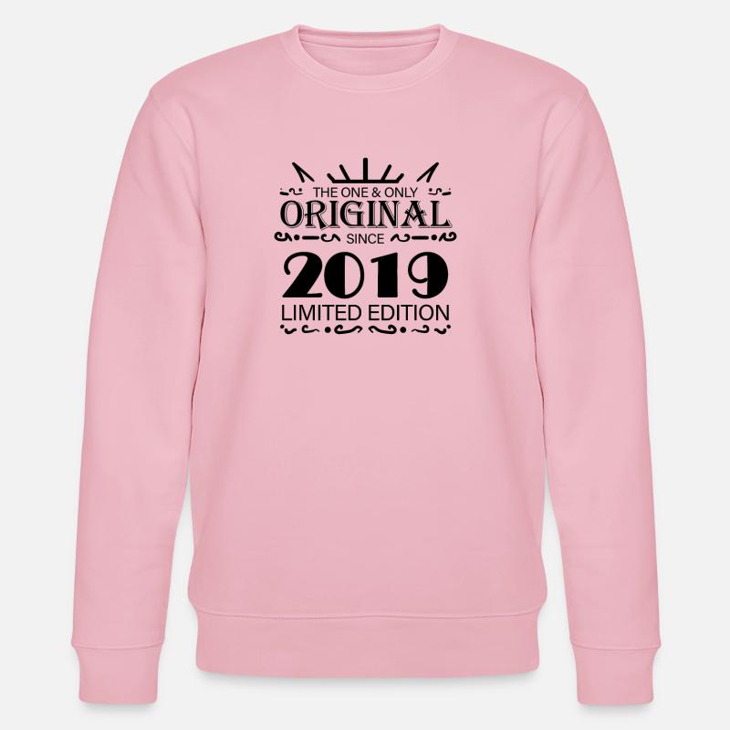 2019 - Année 2019 - Année 2019 - Sweat bio CHANGER Stanley/Stella Unisexe - rose pâle