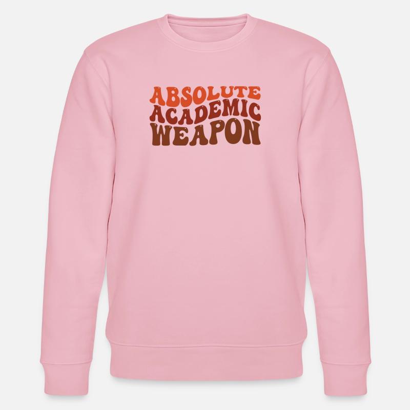 Studenten Absolute Academic Weapon - Stanley/Stella Unisex Bio-Sweatshirt CHANGER  - Hellrosa