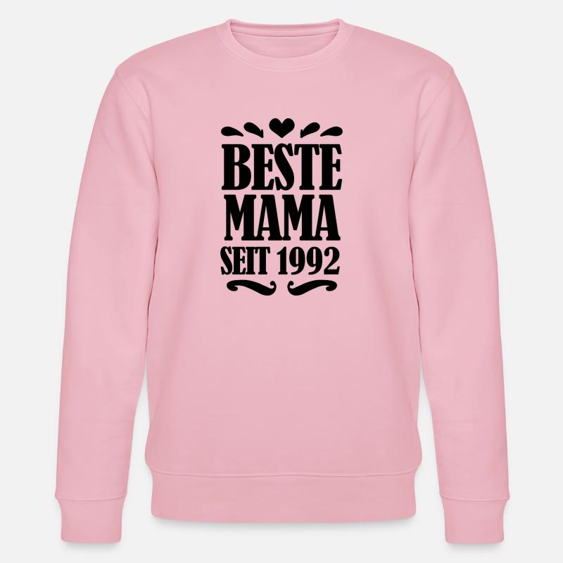 Beste Mama seit 1992 - Stanley/Stella Unisex Bio-Sweatshirt CHANGER  - Hellrosa