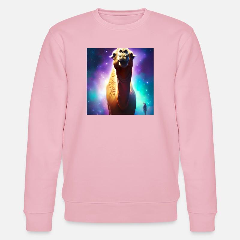 Dromedary Camel - Galaxy Space - Sweat bio CHANGER Stanley/Stella Unisexe - rose pâle