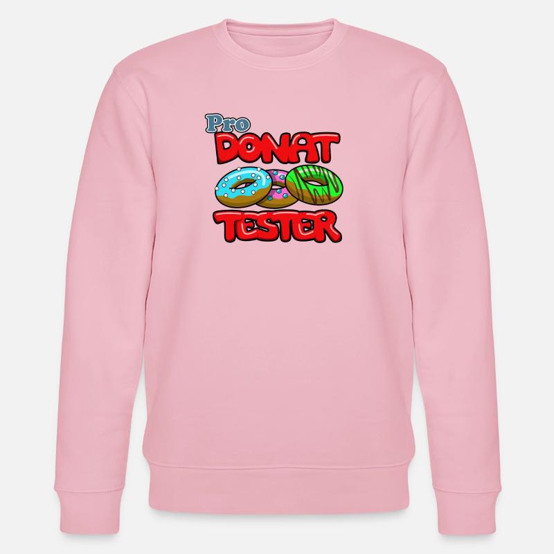 Pro Donut Tester - Stanley/Stella Unisex Bio-Sweatshirt CHANGER  - Hellrosa