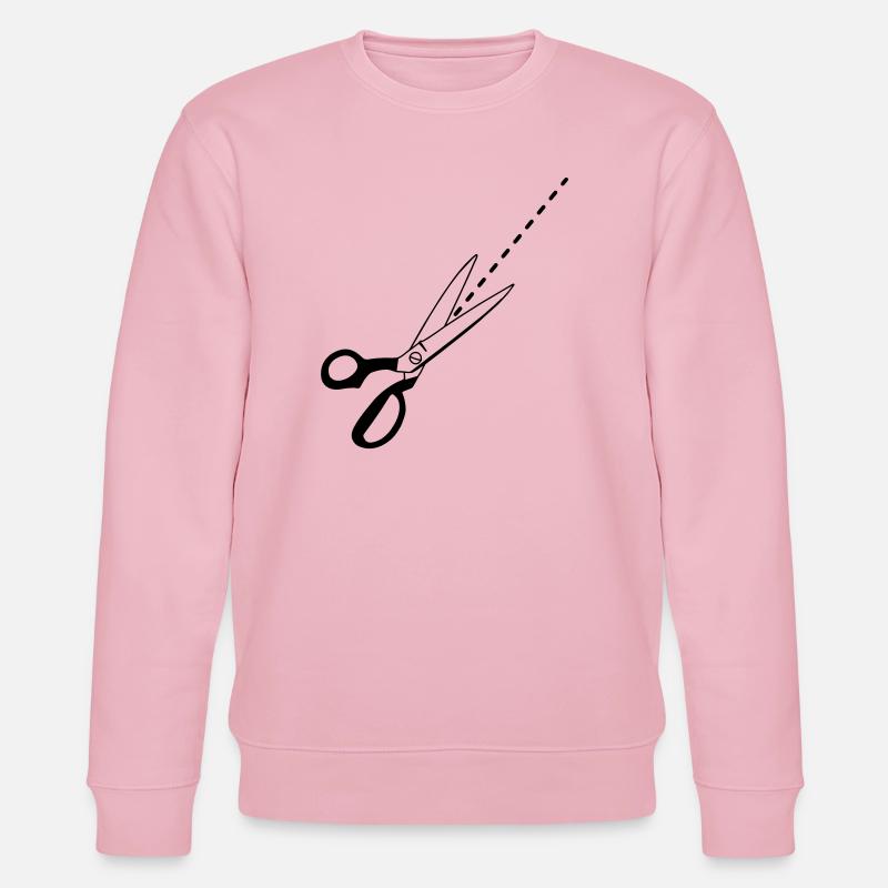 Schnitt-Logo-Schneider - Stanley/Stella Unisex Bio-Sweatshirt CHANGER  - Hellrosa