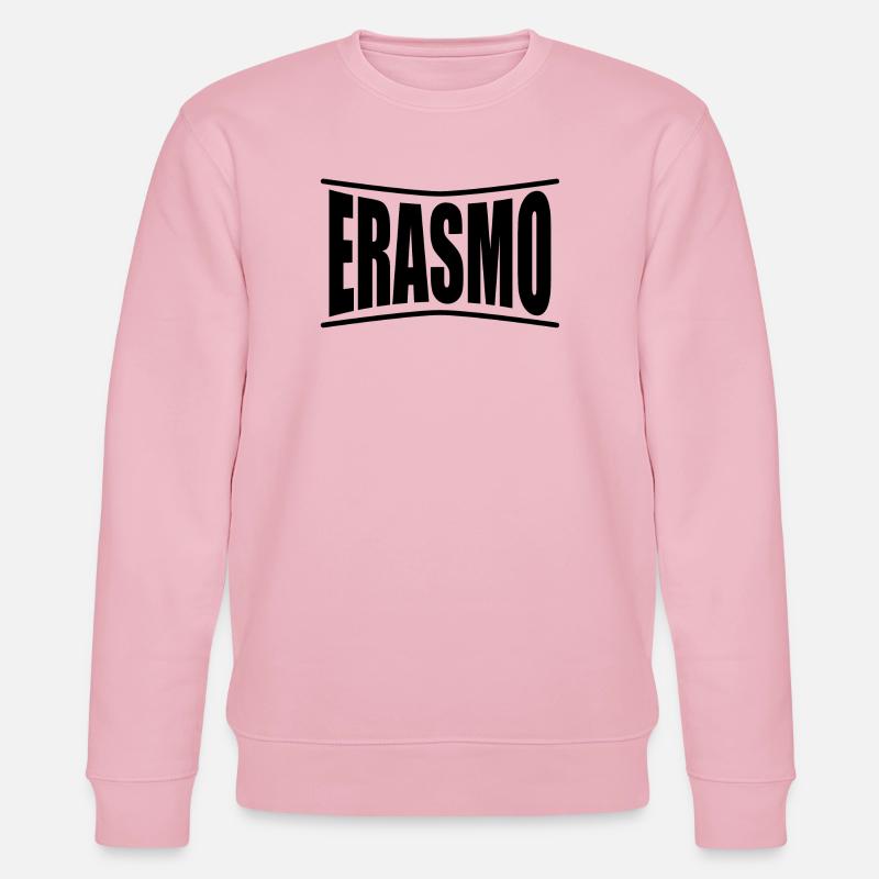 T-Shirt Erasmo T-Shirt Geschenkidee - Stanley/Stella Unisex Bio-Sweatshirt CHANGER  - Hellrosa