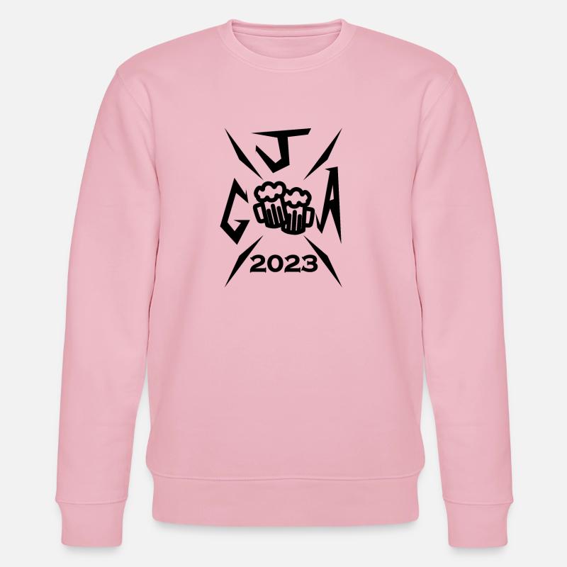 2023 Junggesellenabschied - Stanley/Stella Unisex Bio-Sweatshirt CHANGER  - Hellrosa