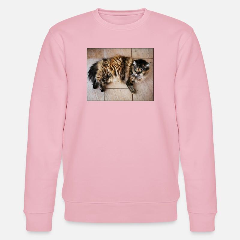 Kitty Cat - Stanley/Stella Unisex Bio-Sweatshirt CHANGER  - Hellrosa