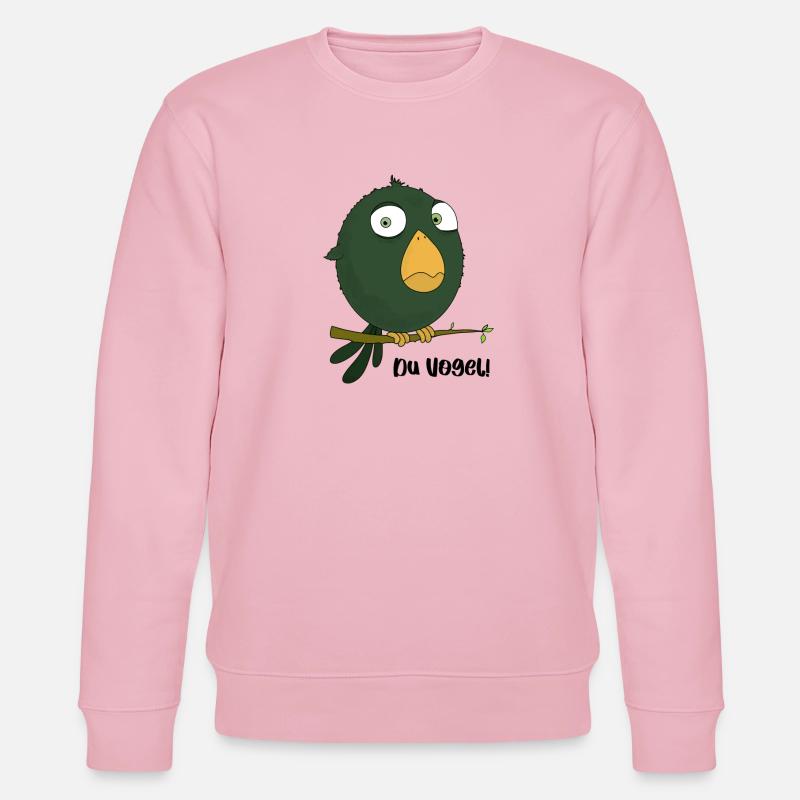 Du Vogel - Stanley/Stella Unisex Bio-Sweatshirt CHANGER  - Hellrosa