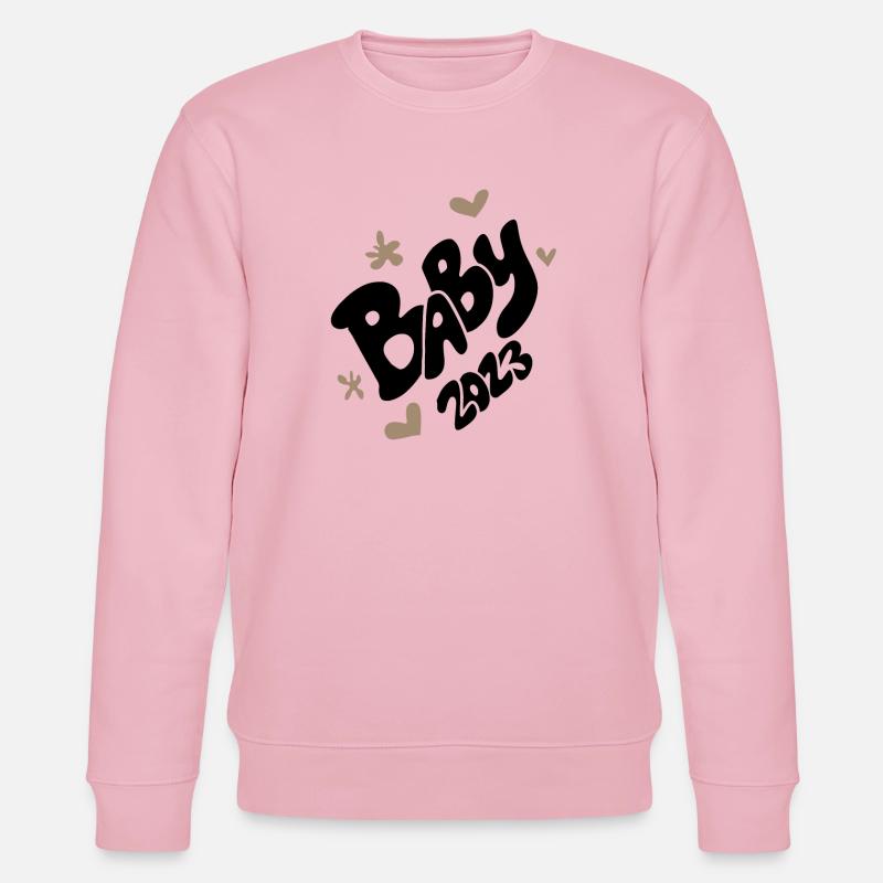 Bébé 2023 - Naissance Enceinte 2023 Grossesse - Sweat bio CHANGER Stanley/Stella Unisexe - rose pâle