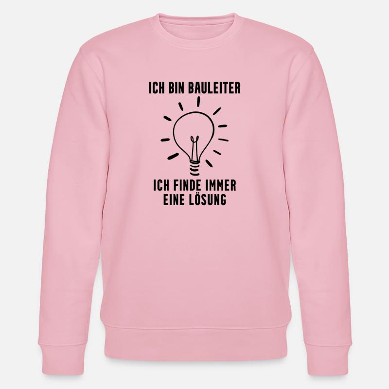 Bauleiter Geschenk - Stanley/Stella Unisex Bio-Sweatshirt CHANGER  - Hellrosa
