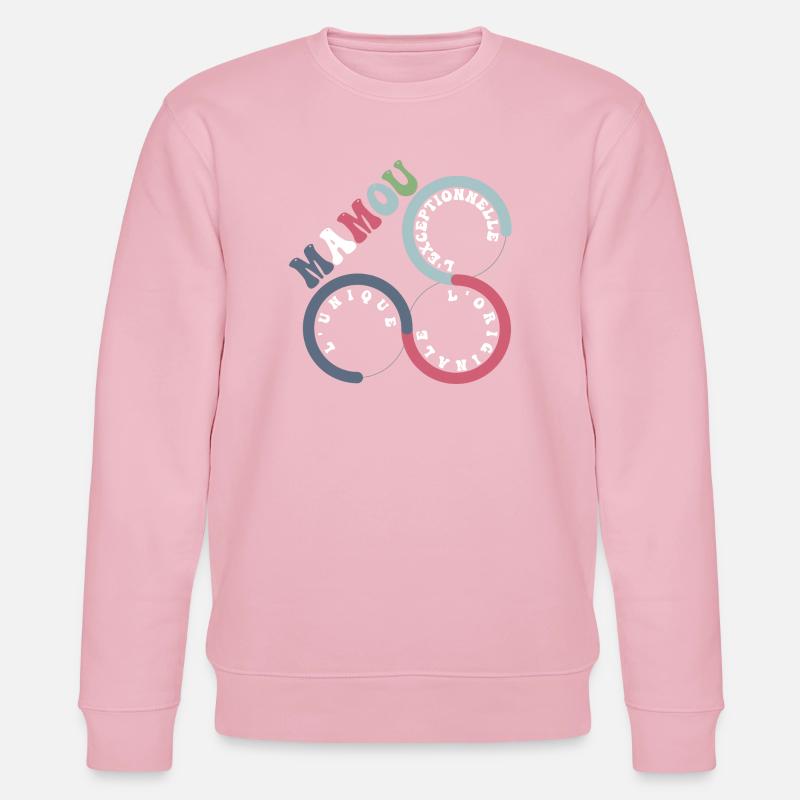 mamou l'unique l'originale l'exceptionnelle - Sweat bio CHANGER Stanley/Stella Unisexe - rose pâle