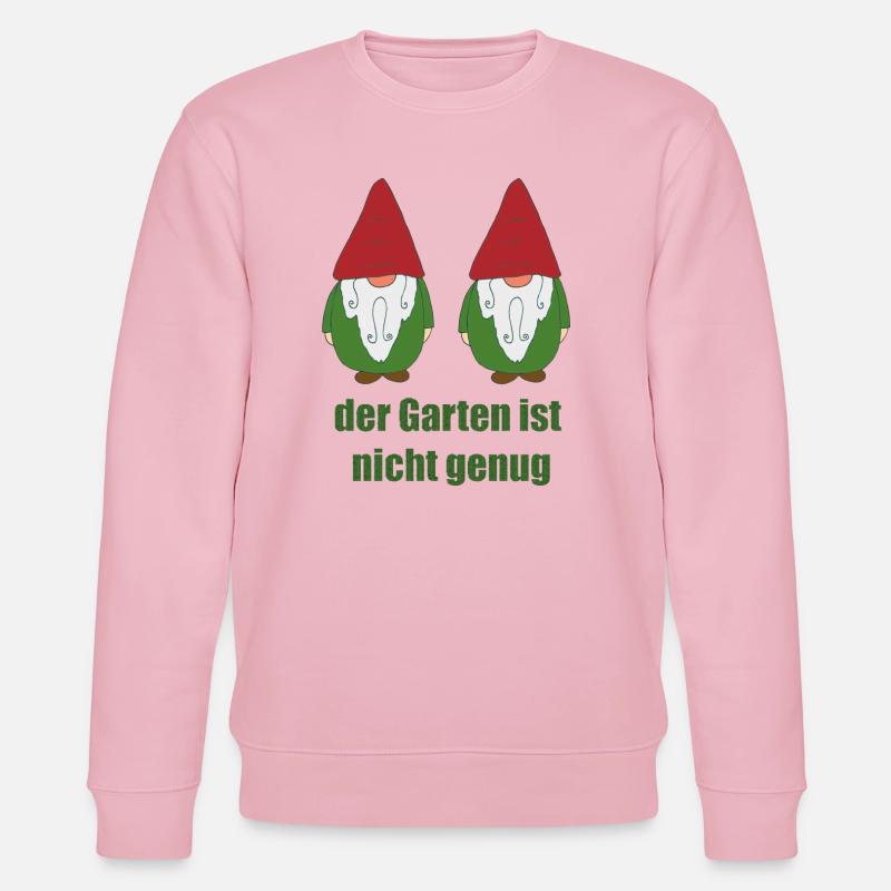 Gartenzwerge lustig - Stanley/Stella Unisex Bio-Sweatshirt CHANGER  - Hellrosa