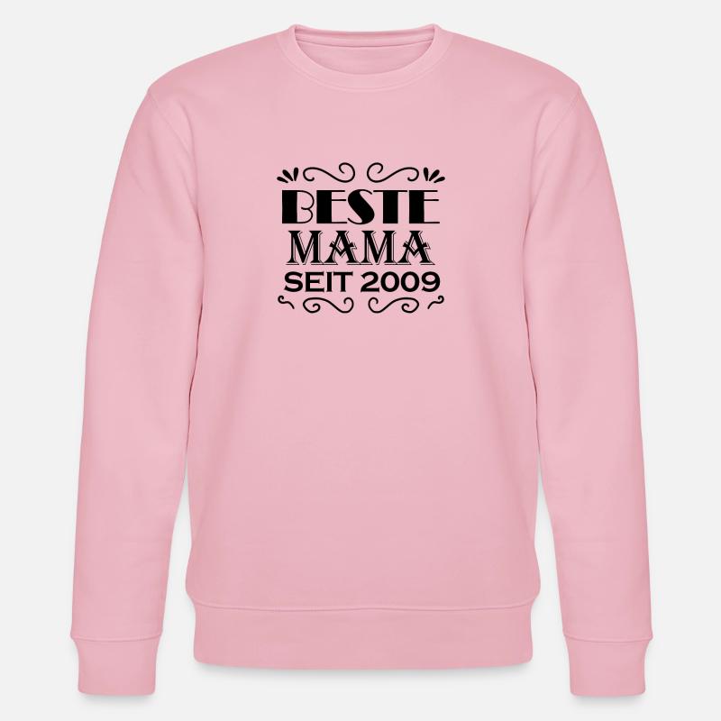 Beste Mama seit 2009 - Stanley/Stella Unisex Bio-Sweatshirt CHANGER  - Hellrosa
