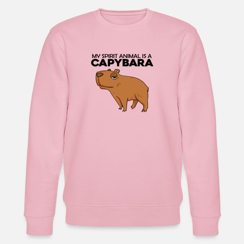 Capybara Capybara Cadeau - Sweat bio CHANGER Stanley/Stella Unisexe - rose pâle
