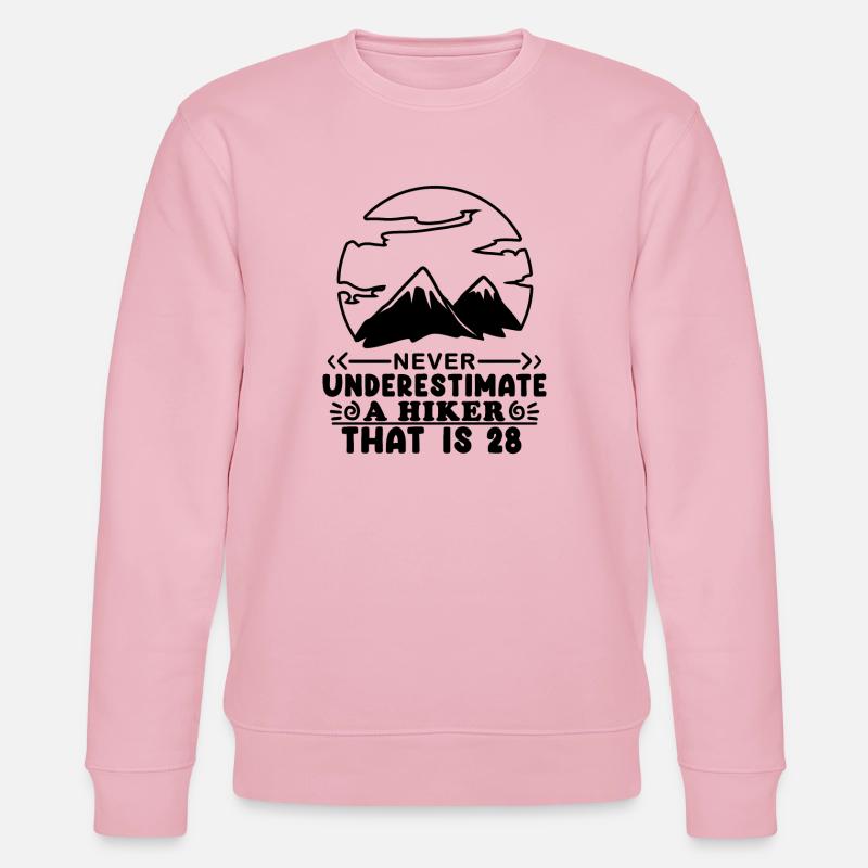 Vagabond du 28e anniversaire - Sweat bio CHANGER Stanley/Stella Unisexe - rose pâle