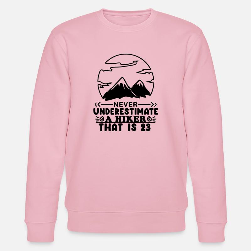 Randonneur du 23e anniversaire - Sweat bio CHANGER Stanley/Stella Unisexe - rose pâle