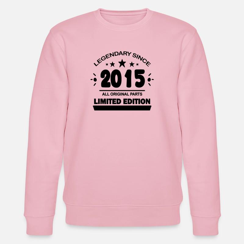 2015 - Sweat bio CHANGER Stanley/Stella Unisexe - rose pâle