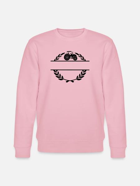 Fier du tracteur fermier - Sweat bio CHANGER Stanley/Stella Unisexe - rose pâle