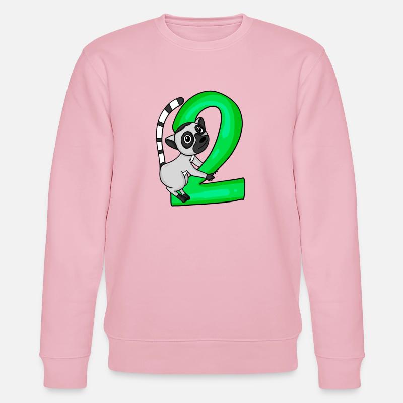 2 years old - Stanley/Stella CHANGER Unisex Organic Sweatshirt - cotton pink