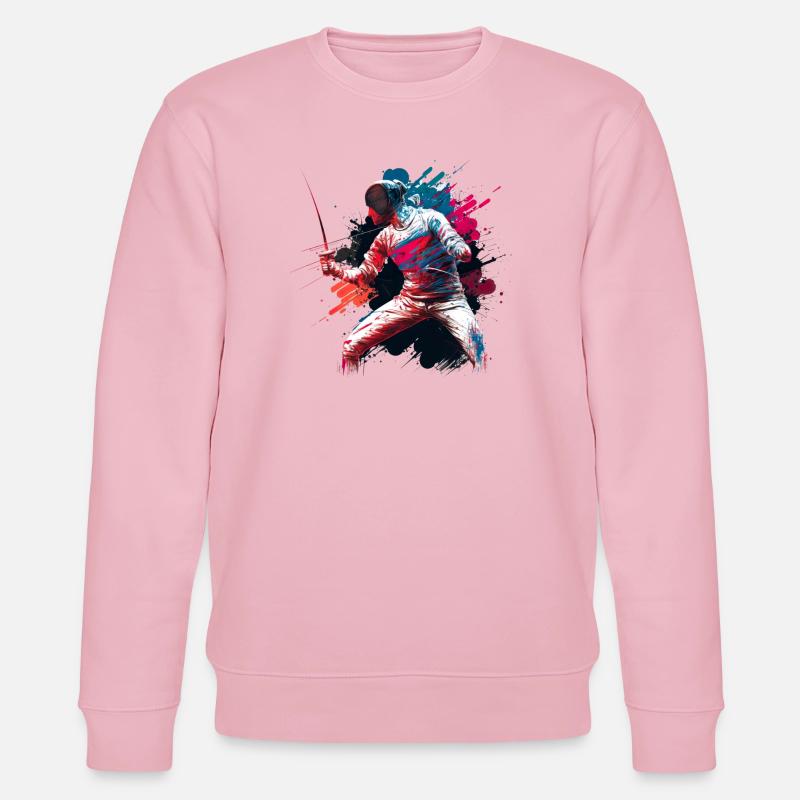 Couleur Explosif Escrimeur Graffiti - Sweat bio CHANGER Stanley/Stella Unisexe - rose pâle
