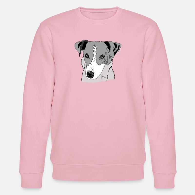 Jack Russel Terrier - Stanley/Stella Unisex Bio-Sweatshirt CHANGER  - Hellrosa