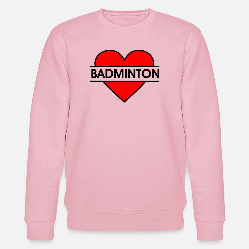 Badminton 35 - Stanley/Stella Unisex Bio-Sweatshirt CHANGER  - Hellrosa