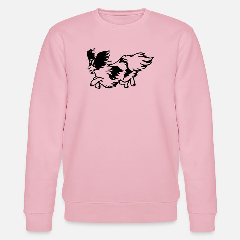 Papillon - Stanley/Stella Unisex Bio-Sweatshirt CHANGER  - Hellrosa