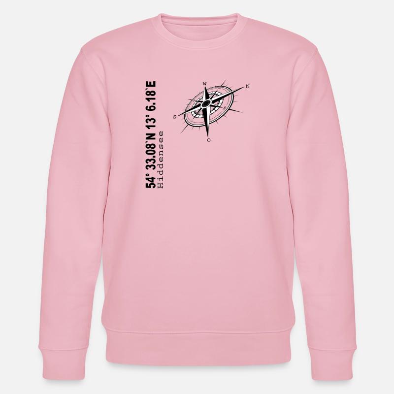 Hiddensee - Stanley/Stella Unisex Bio-Sweatshirt CHANGER  - Hellrosa