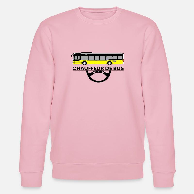 Chauffeur de bus - Sweat bio CHANGER Stanley/Stella Unisexe - rose pâle