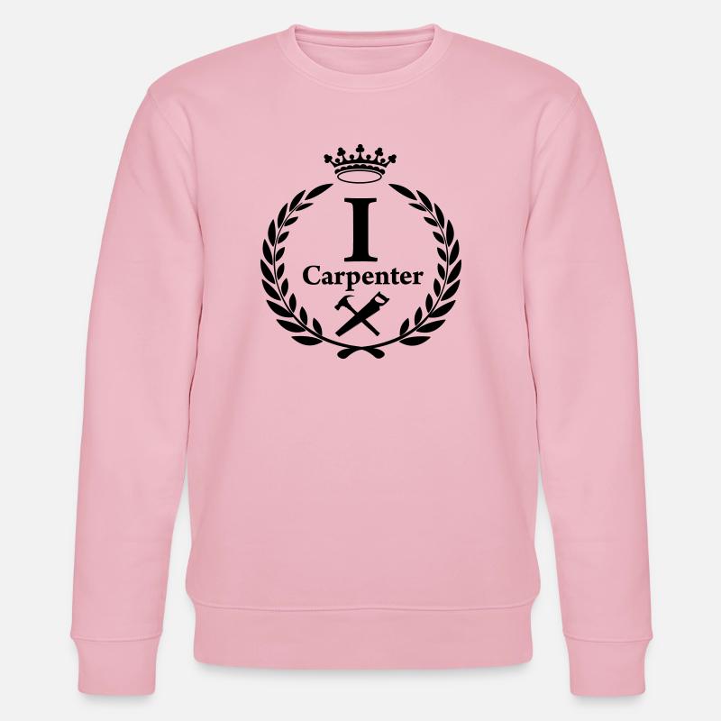 Zimmermann im Lorbeerkranz - Stanley/Stella Unisex Bio-Sweatshirt CHANGER  - Hellrosa