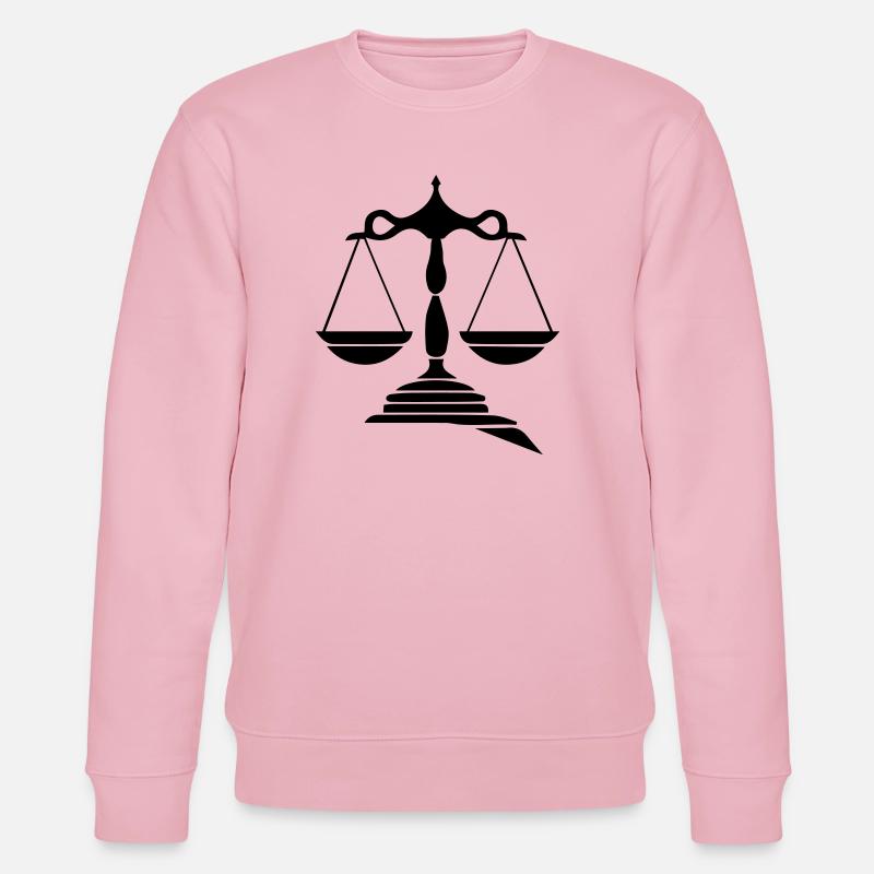 Loi de la Balance - Sweat bio CHANGER Stanley/Stella Unisexe - rose pâle