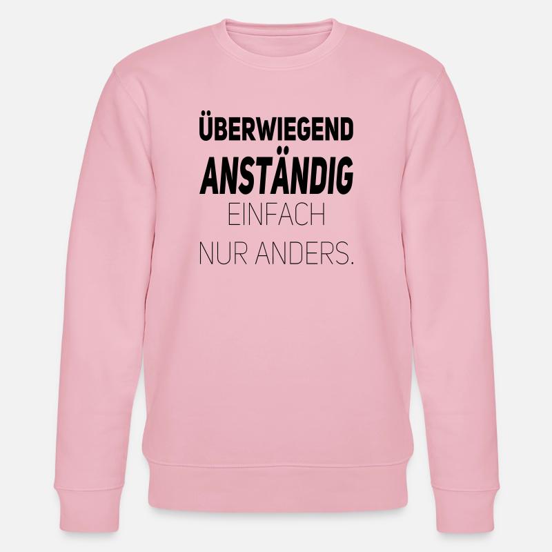Anständig einfach nur anders - Stanley/Stella Unisex Bio-Sweatshirt CHANGER - Hellrosa