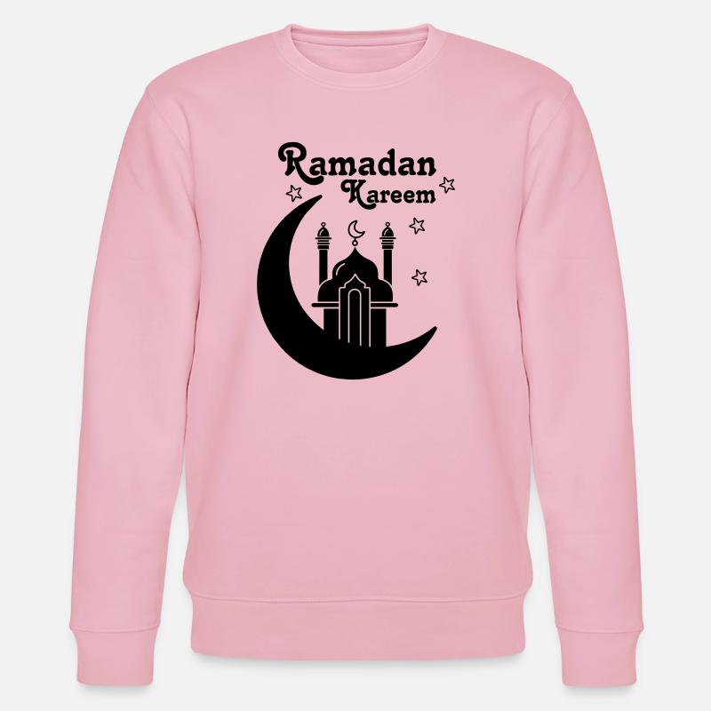 Ramadan Kareem Moschee - Stanley/Stella Unisex Bio-Sweatshirt CHANGER  - Hellrosa