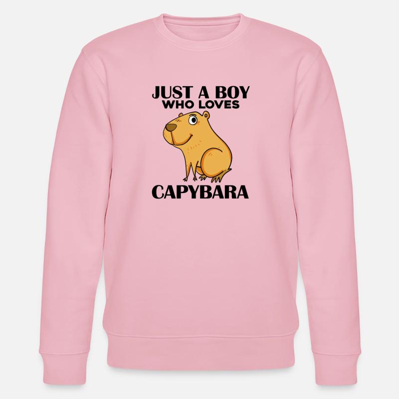 Garçon Capybara - Sweat bio CHANGER Stanley/Stella Unisexe - rose pâle