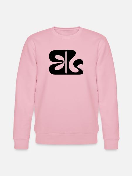 Logo Noir - Sweat bio CHANGER Stanley/Stella Unisexe - rose pâle